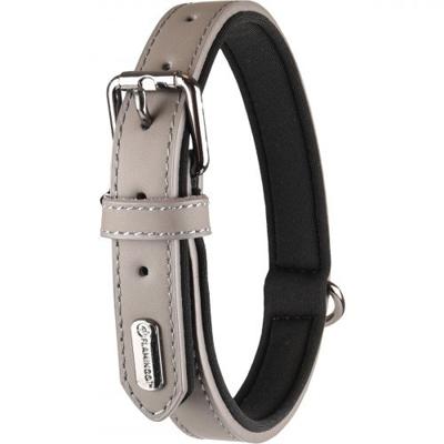 Halsband Binti Grijs 31 - 39 cm x 20 mm Flamingo Grijs