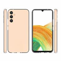 Lunso - Samsung Galaxy A34 - TPU Backcover hoes - Transparant - thumbnail