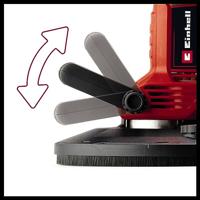 Einhell TC-DWS 225 4259945 Wand- en plafondschuurder 1220 W 225 mm Incl. accessoires - thumbnail