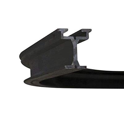 Wentex Eurotrack rail bocht zwart