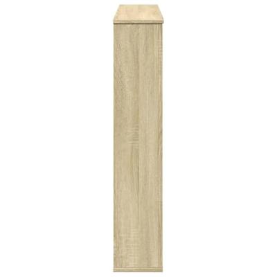 Haardombouw 100x20x100 cm bewerkt hout sonoma eikenkleurig