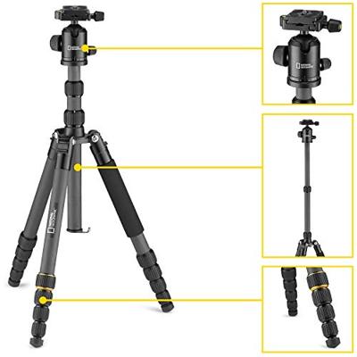 National Geographic Travel Carbon Fiber BH Tw 5S