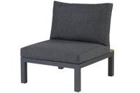 WOOOD Tussenelement 'La Vida' Teakhout, kleur Antraciet - thumbnail