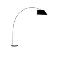 Zuiver Vloerlamp 'Arc' 222cm, kleur Zwart - thumbnail