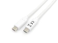 Equip USB-kabel 3.2 C -> C 1 m wit - thumbnail