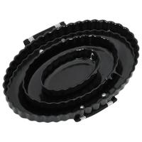 VidaXL Roskammen 3 st staal zwart - thumbnail