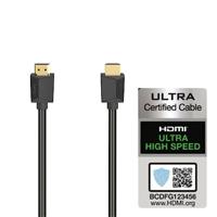 Hama Ultra High-speed HDMI™-kabel Gecertificeerd Conn.-connector 8K 1,0 M - thumbnail