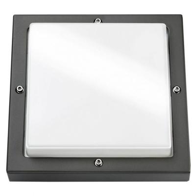 SG lighting LED Bassi 10W 3000K LED grafiet vierkant schemerschakelaar 623188