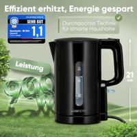 Clatronic WK 3834 waterkoker 1 l 900 W Zwart - thumbnail