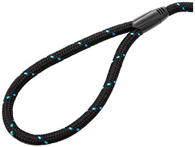 Rosewood hondenriem touw zwart / blauw
