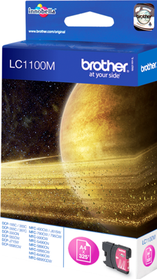 Brother inktcartridge, 325 pagina's, OEM LC-1100M, magenta Brother inktcartridge, 325 pagina's, OEM LC-1100M, magenta