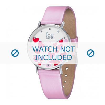 Ice Watch horlogeband 013373 Leder Roze 18mm