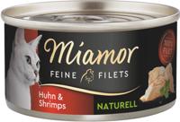 Miamor Dose Feine Filets Naturelle Huhn & Shrimps 80 g (Menge: 24 je Bestelleinheit) - thumbnail