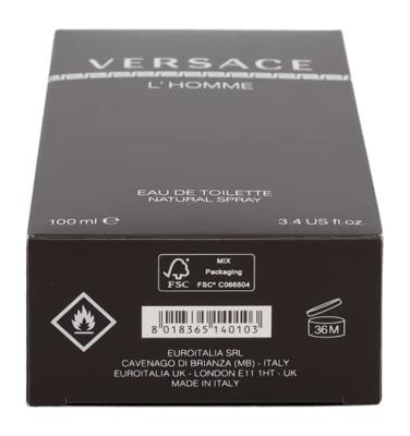 Versace L'Homme Eau de Toilette Versace L'Homme Eau de Toilette