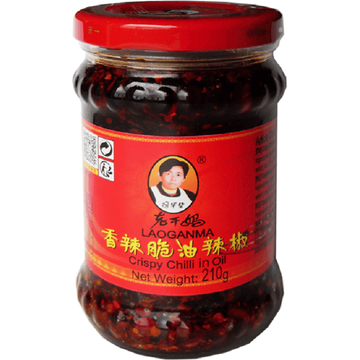 Lao Gan Ma Crispy Chili Olie 210g bij Jumbo