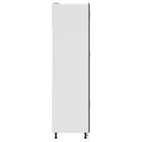 Keukenkast Lucca bewerkt hout zwart - thumbnail