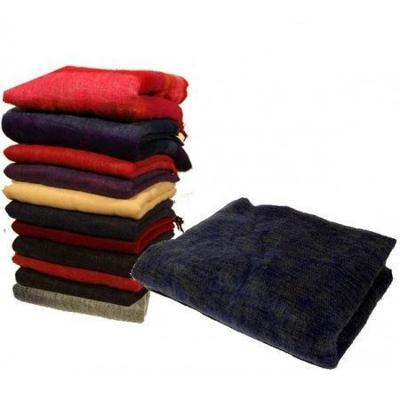 Meditatie Omslagdoek Effen Donkerblauw