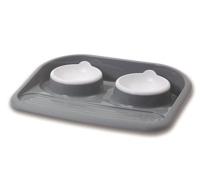 Savic butler voerbak en drinkbak met plateau en antislip voetjes - thumbnail