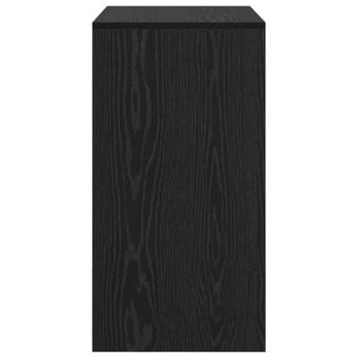 Bureau Zwart eiken 70 x 40 x 76 cm Bewerkt hout