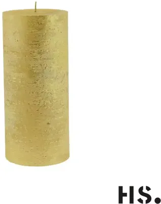 Home Society stompkaars rond 9x20cm goud