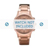 Armani horlogeband AR-2452 Staal Goud (Doublé) 22mm - thumbnail