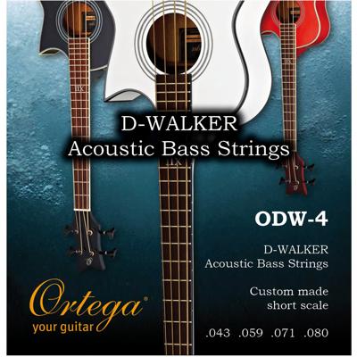 Ortega ODW-4 snarenset akoestische short scale basgitaar