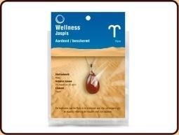 Ram sterrenbeeldhanger Jaspis met RVS ketting