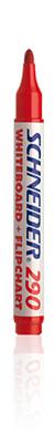 Schneider Marker whiteboard 290 rood 10st Schneider Marker whiteboard 290 rood 10st