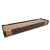 Croci krabplank homedecor wenge houtprint donkerbruin - thumbnail