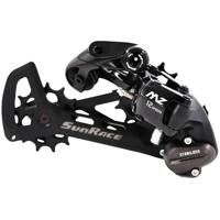 SunRace achterderailleur 12V medium kooi direct zwart - thumbnail