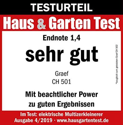 Graef CH501EU elektrische hakmolen 1 l Wit 500 W - thumbnail