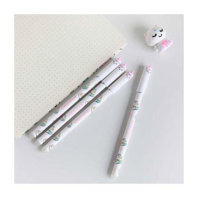 Itotal Uitwisbare balpen met dop eenhoorn