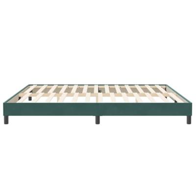 Bed boxspring zonder matras 200x210 cm fluweel donkergroen