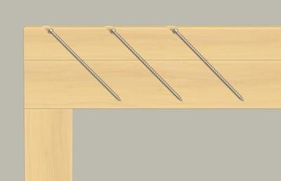 Fischer 562979 FPF II CHTF 10,0 x 600 BC 25 Houtschroef 10 mm 600 mm TX Staal Galvanisch verzinkt 25 stuk(s)