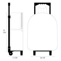 Hello Kitty Trolley 3D Backpack Another Dimension 32 cm - thumbnail