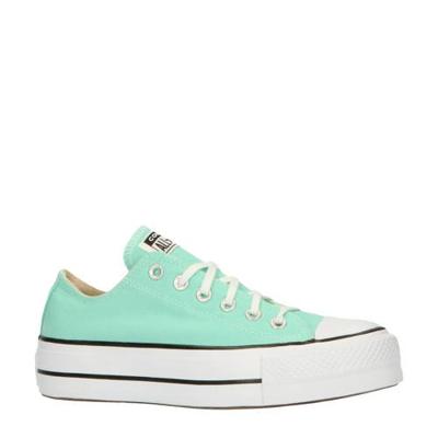 Converse Chuck Taylor All Star Lift OX plateau sneakers mintgroen Converse Chuck Taylor All Star Lift OX plateau sneakers mintgroen