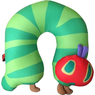 Cuddlebug nekkussen Caterpillar 30 x 30 cm groen Cuddlebug nekkussen Caterpillar 30 x 30 cm groen