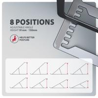 AXAGON Laptopstandaard In hoogte verstelbaar, Kantelbaar - thumbnail