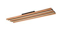 Trio Led plafondlampFontana 75x20 cm - houtlook - 648917532 - thumbnail