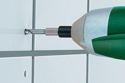 Wolfcraft Steenboorset | Hardmetaal-voorzien | Zeskantschacht | Ø4-10mm | 5-delig | 1 set - 7123000