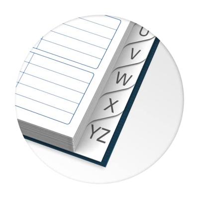 Adresboek Oxford Office Essentials A5 72vel dubbelspiraal assorti | 5 stuks Adresboek Oxford Office Essentials A5 72vel dubbelspiraal assorti | 5 stuks