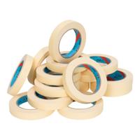 Maskingtape (nar) 58 gram/m2 19 mm x 50 meter geel-beige | 16 stuks - thumbnail