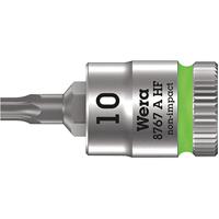 Wera 8767 A HF TORX® Zyklop Bit/dop-combinatie met 1/4" Aandrijving met Vasthoudfunctie, TX 10 x 28 mm - 1 stuk(s) - 05003362001 - thumbnail