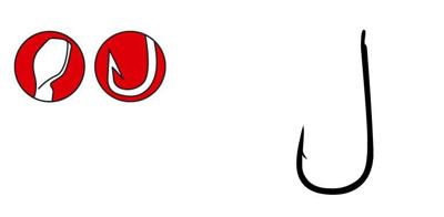 Gamakatsu Hook Ls-1310N (Nickel) Size 8, 25 st