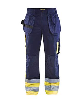 Blåkläder Werkbroek High-Vis 15291860 | Marine/High-Vis Geel | Maat 64 - 7330509288023