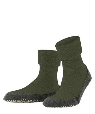 Falke Cosyshoe Slof Heren Dark Moss 39-40