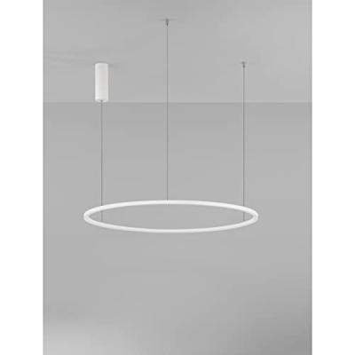 Lyora Ronde hanglampTarquin wit Ø 80cm - 9345604
