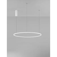 Lyora Ronde hanglampTarquin wit Ø 80cm - 9345604 - thumbnail