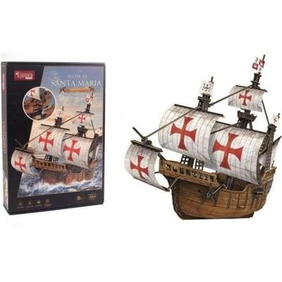 3D Puzzel - Santa Maria Boot - Constructiespel - EXPLORA - 204 stukjes - Vanaf 8 jaar