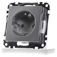 Merten MEG2301-0460 Wandcontactdoos System M Aluminium 1 stuk(s) - thumbnail